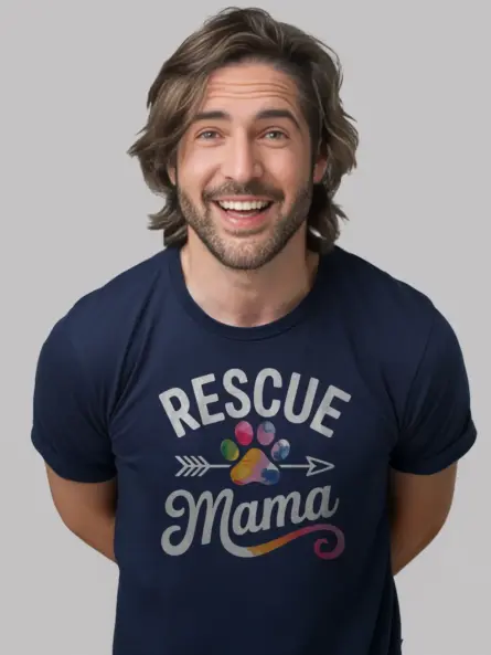 Rescue Mama Shirt – Bold Boho Style for Dog Lovers - Image 9