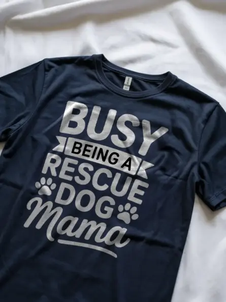 Rescue Dog Mama T-Shirt – Bold Statement Tee for Pet Lovers - Image 5