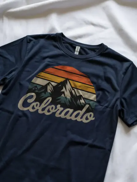 Retro Colorado Mountain T-Shirt for Outdoor Adventure Fans - Image 8
