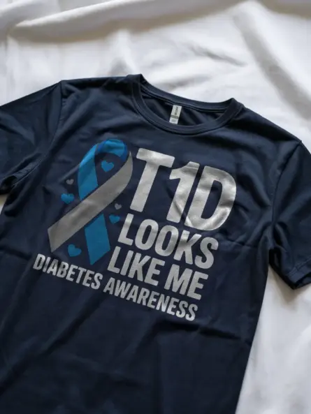 T1D Looks Like Me Shirt – Bold Diabetes Awareness Power Tee - Image 8
