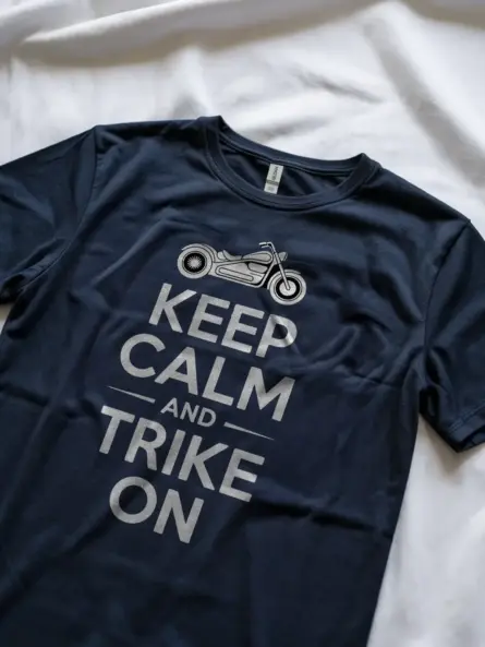 Bold Trike Motorcycle T-Shirt – Keep Calm Rider Club Tee - Image 8