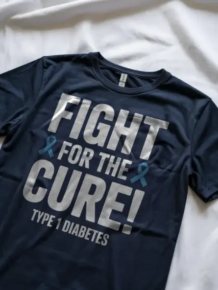 Type 1 Diabetes Shirt – Bold Fight for the Cure Awareness Tee - Image 8