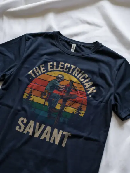 Vintage Electrician T-Shirt – The Electrician Savant Tee - Image 8
