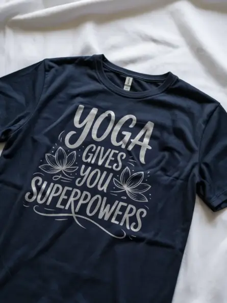 Empowering Yoga Gives You Superpowers T-Shirt - Image 8