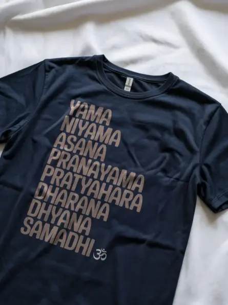 Powerful Eight Limbs of Yoga T-Shirt for Spiritual Teachers - Image 8