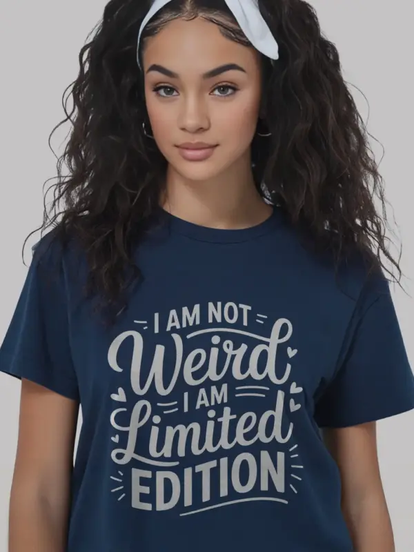 navy-i-am-not-weird-i-am-limited-edition-t-shirt unique personality clothing