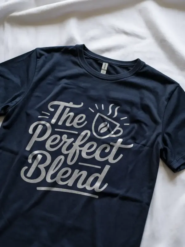 navy lifestyle the perfect blend coffee shirt for coffee fans