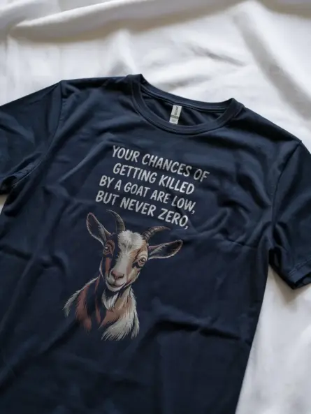 Navy lifestyle shot – funny goat meme t-shirt for meme lovers