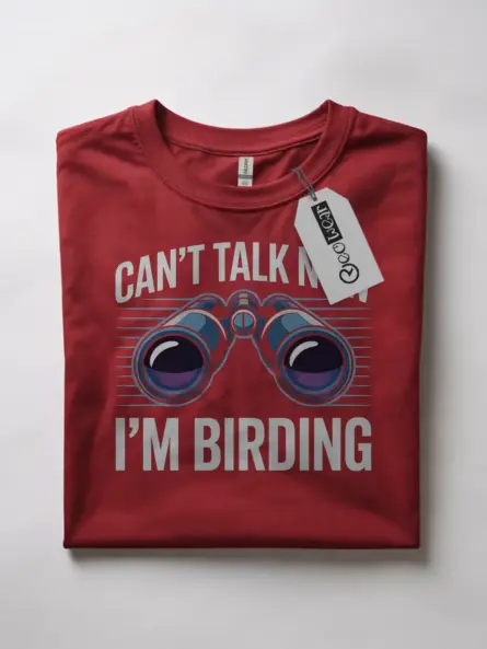 Can't Talk Now I'm Birding – Birding T-Shirt for Birdwatchers - Image 4