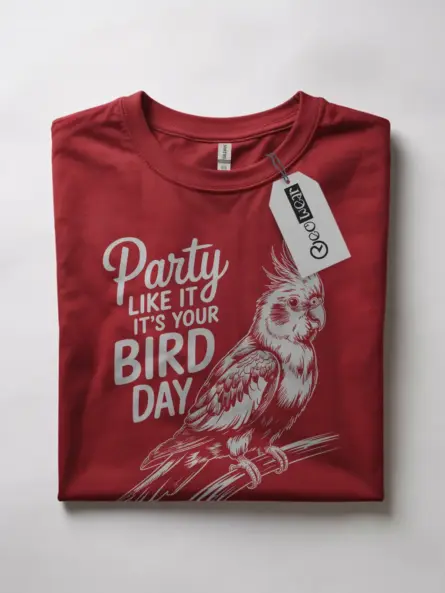 cockatiel birthday t-shirt