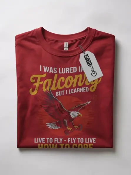 Falconry Mental Health T-Shirt – Live to Fly Cope Shirt - Image 10