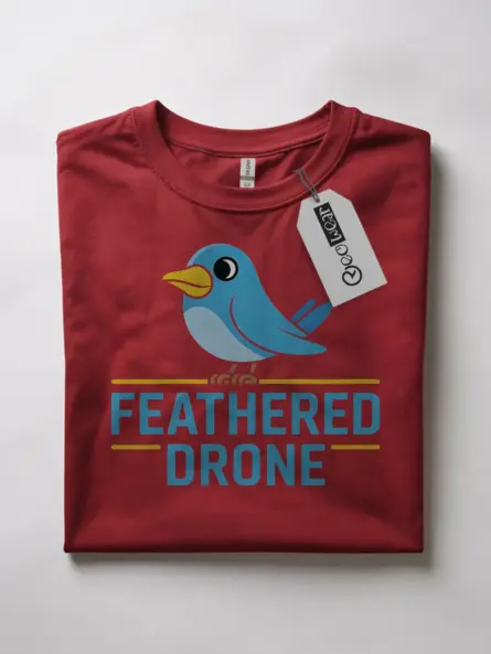 funny bird drone t-shirt for tech enthusiasts