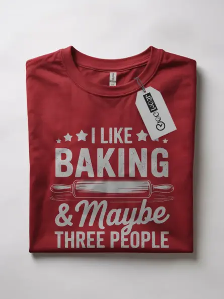 Funny Introvert Baking T-Shirt for Bakers - Image 10