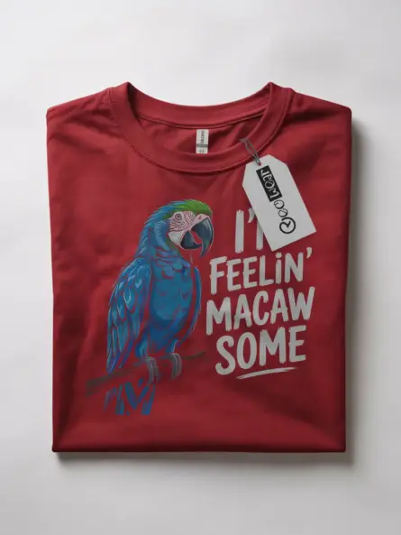 funny macaw t-shirt for bird lovers