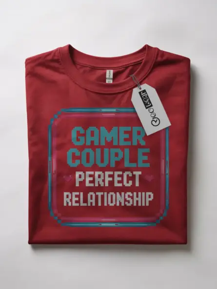 Gamer Couple Perfect Relationship T-Shirt - Image 10