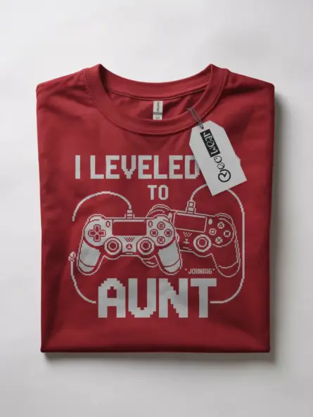 Gamer Aunt Pregnancy Announcement Shirt - Image 7