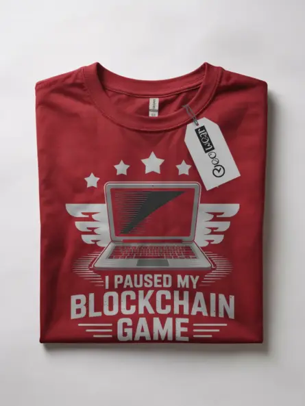 blockchain gamer t-shirt