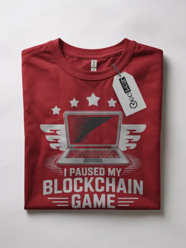 blockchain gamer t-shirt