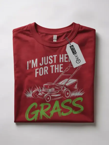 I’m Just Here for the Grass T-Shirt – Bold Yard Humor - Image 10