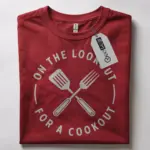 minimalist cookout t-shirt