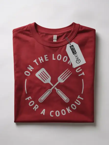 minimalist cookout t-shirt