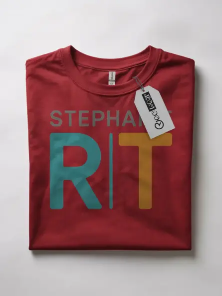 Minimalist Name Logo T-Shirt - Image 7