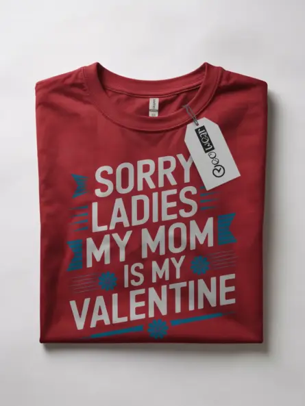 Cute & Funny "My Mom Is My Valentine" Shirt – Perfect School Party Tee - Image 10