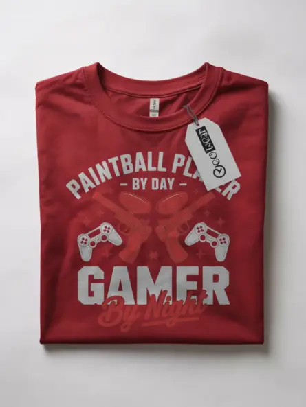 Paintball Gamer T-Shirt for Men – Dual Hobby Shirt for Players - Image 10