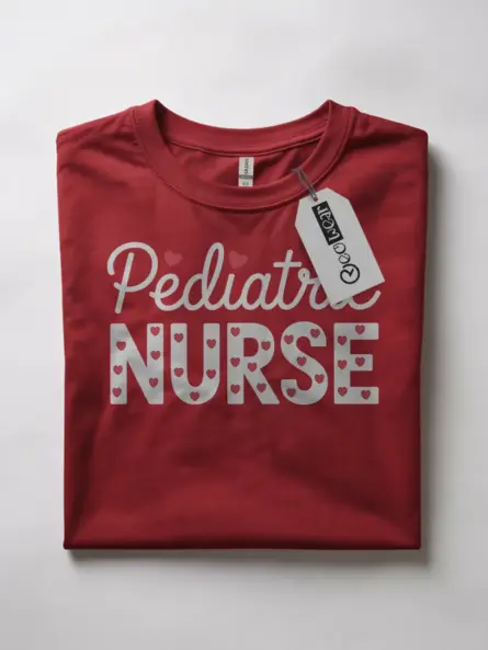 Pediatric Nurse Shirt with Heart Design - Image 4
