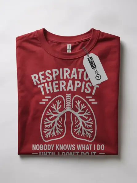 Bold Respiratory Therapist Nobody Knows What I Do Shirt - Image 10