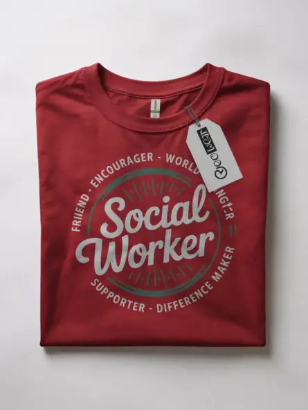 Social Worker Appreciation T-Shirt – World Changer Design - Image 7