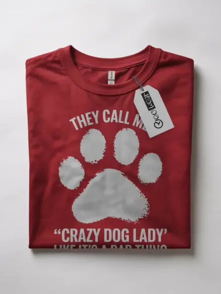 Vintage Crazy Dog Lady Shirt for Pet Moms and Dog Lovers - Image 7