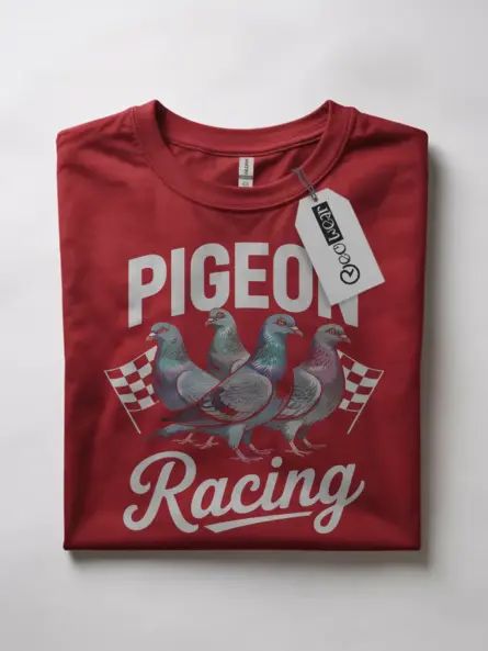 vintage pigeon racing t-shirt