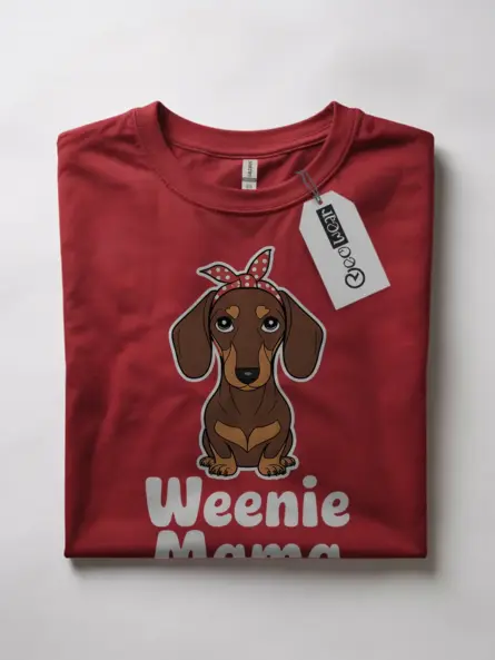 Weenie Mama Dachshund Shirt for Dog Moms - Image 7