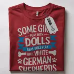 white german shepherd shirt for women