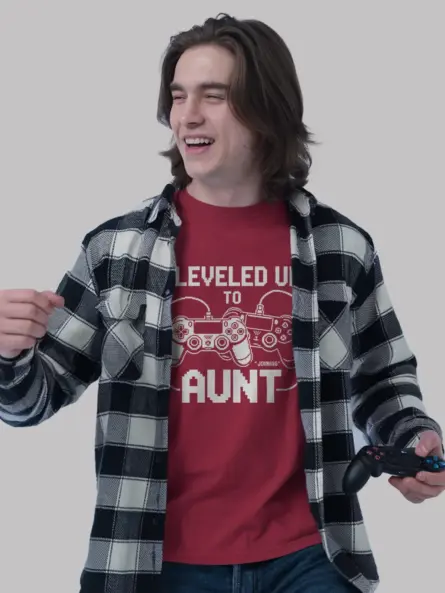 Gamer Aunt Pregnancy Announcement Shirt - Image 9
