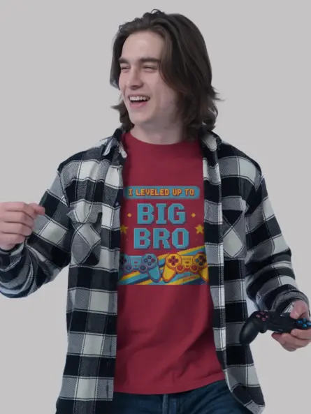 Epic Leveled Up to Big Bro Gamer Shirt - Image 9