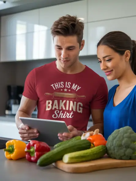 Nostalgic Baking T-Shirt for Home Bakers - Image 9
