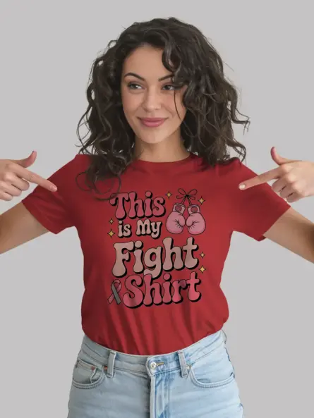 Empowering Breast Cancer Fight Shirt – “This Is My Fight Shirt” Design - Image 11