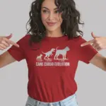 red Front – Cane Corso Evolution – cane corso evolution shirt – front view
