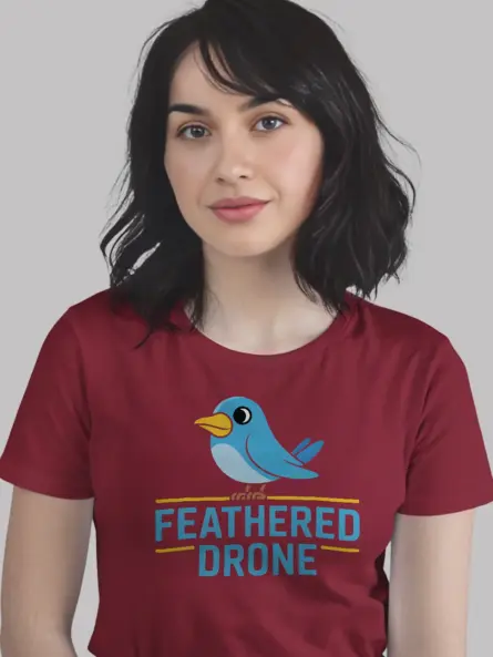 Funny Bird Drone T-Shirt for Tech Enthusiasts - Image 3