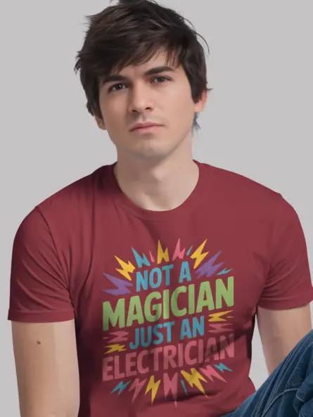 Funny Electrician T-Shirt Gift for Tradesmen - Image 6