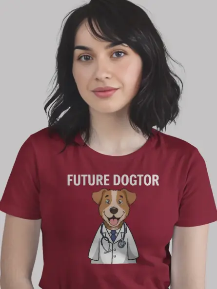 Future Dogtor T-Shirt for Vet Students & Pet Lovers - Image 8