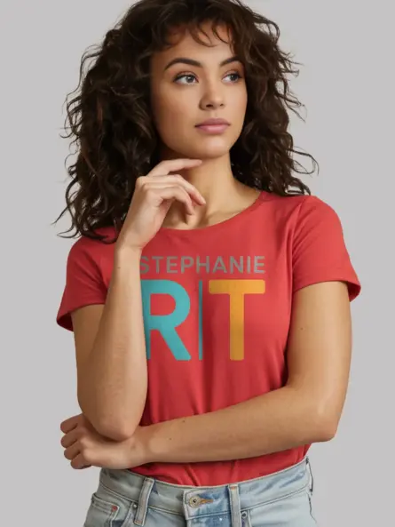 Minimalist Name Logo T-Shirt - Image 9