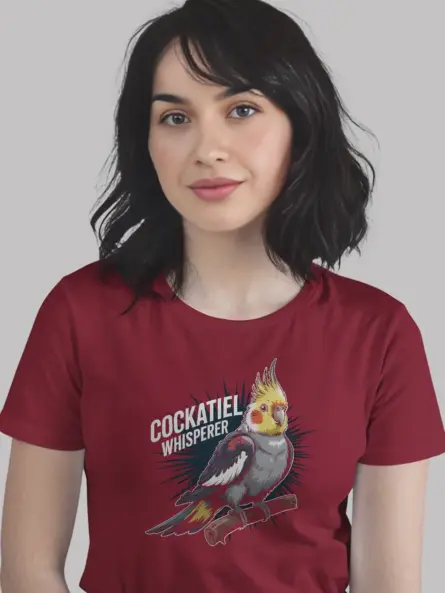Cockatiel T-Shirt for Bird Lovers – Funny Cockatiel Whisperer Gift - Image 9