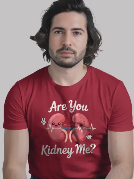 Funny Kidney T-Shirt for Medical Students – Are You Kidney Me - Image 12