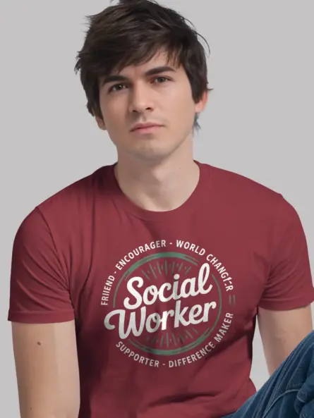 Social Worker Appreciation T-Shirt – World Changer Design - Image 9
