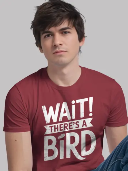 Wait There’s A Bird T-Shirt – Funny Bird Watcher Tee for Introverts & Nature Lovers - Image 12