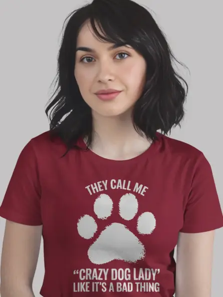 Vintage Crazy Dog Lady Shirt for Pet Moms and Dog Lovers - Image 9