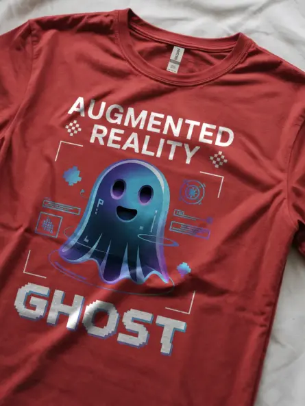 red shirt Augmented Reality Ghost T-Shirt